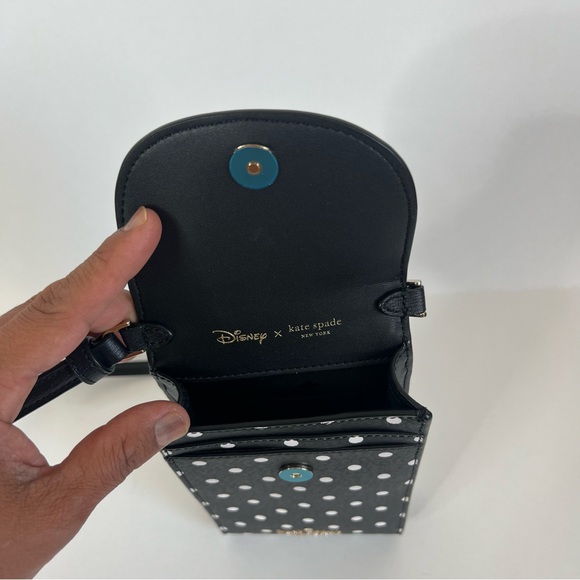 NWOT Disney X Kate Spade Minnie Mouse North South Flap Phone Crossbody  $228 - Picture 6 of 12